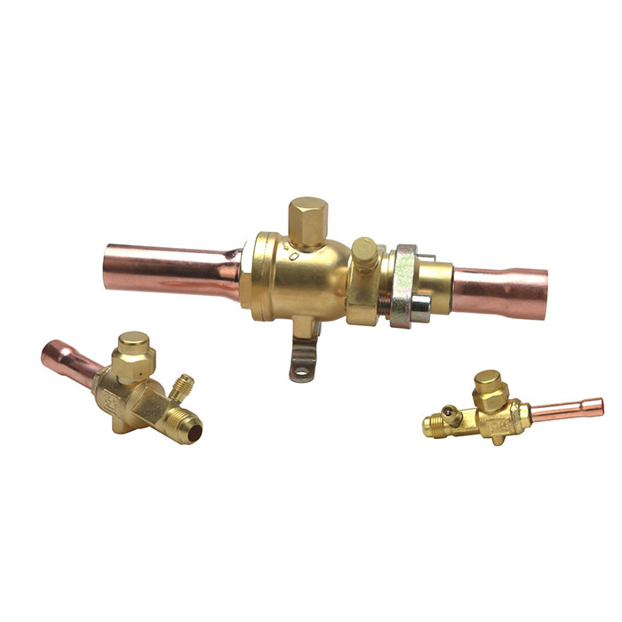 Trung tâm AC Butterfly Refrigeration Ball Valves 6.3 Áp suất thủy lực cho CFC HCFC HFC