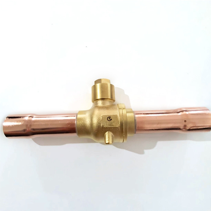 Trung tâm AC Butterfly Refrigeration Ball Valves 6.3 Áp suất thủy lực cho CFC HCFC HFC