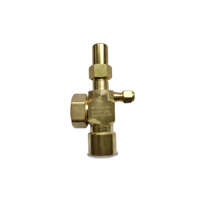Áp lực DN4-DN50 Máy đóng tủ lạnh Rotalock Service Valve And Fittings For-40°C+150°C And 0-4.5 MPa