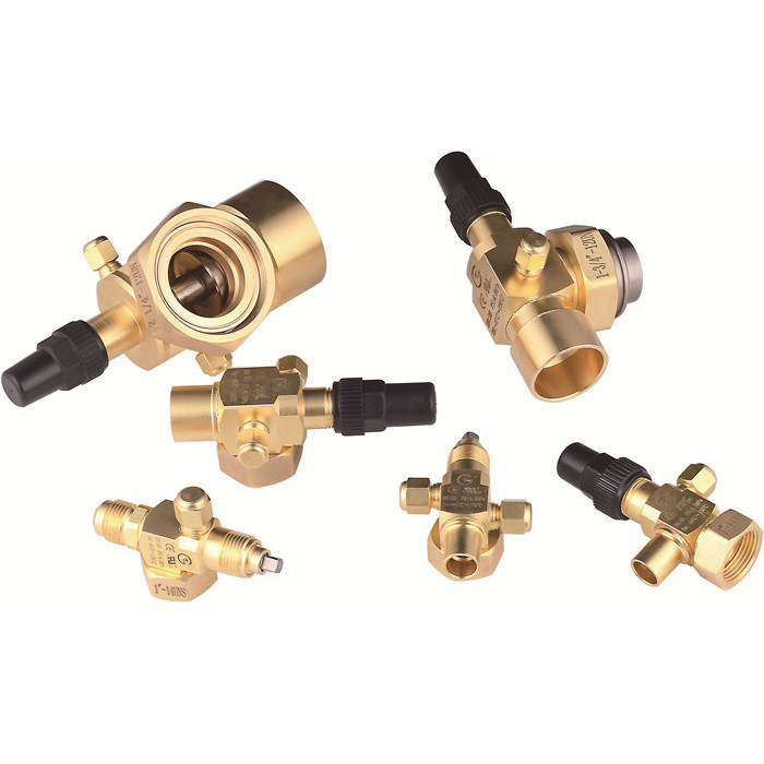 Áp lực DN4-DN50 Máy đóng tủ lạnh Rotalock Service Valve And Fittings For-40°C+150°C And 0-4.5 MPa