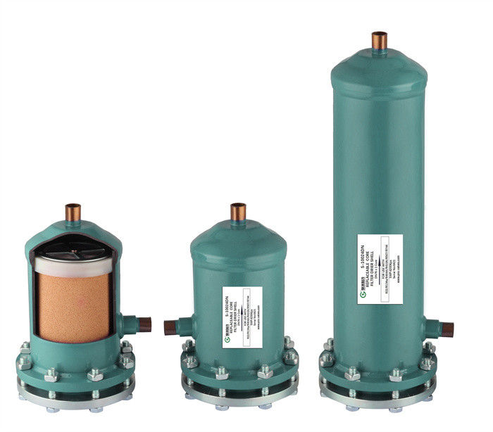 DN10  DN80 Bộ lọc máy làm khô chất làm lạnh Các yếu tố bộ lọc có thể tùy chỉnh cho CFC HCFC HFC POE Dầu được chứng nhận CE