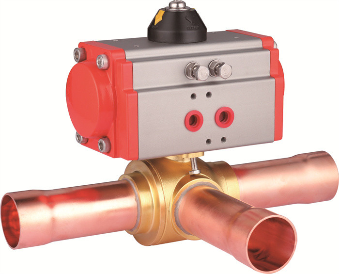 IP67 Đánh giá Smart Electric Coolant Ball Valve cho môi trường khắc nghiệt Motorized 3 Way Ball Valve
